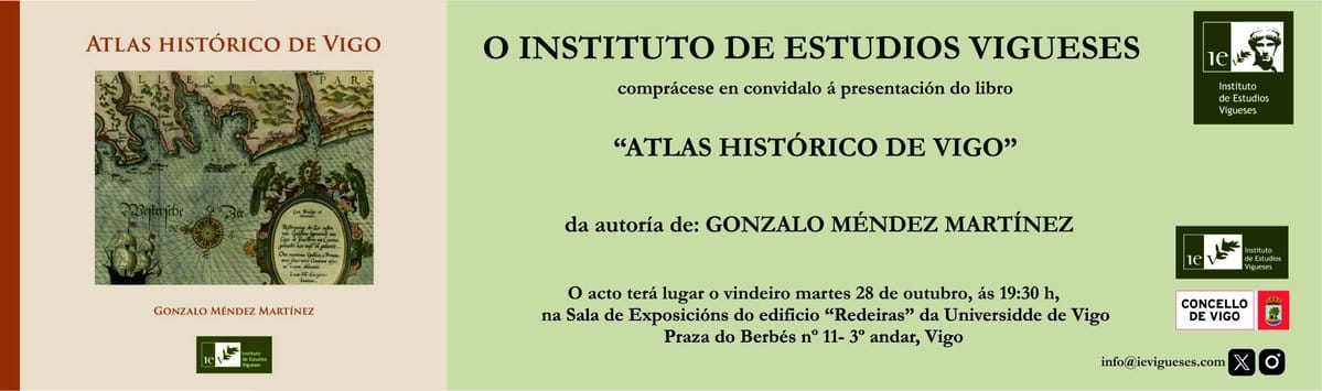 Presentaci贸n del libro 'Atlas hist贸rico de Vigo'