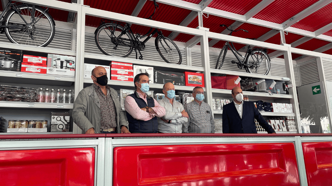 Nueva ubicación de la Tómbola de Cáritas en Pamplona
