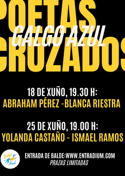 Poetas Cruzados: Abraham Pérez + Blanca Riestra