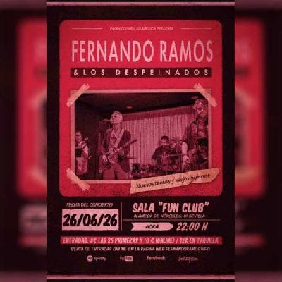 Fernando Ramos y Los Despeinados en concierto