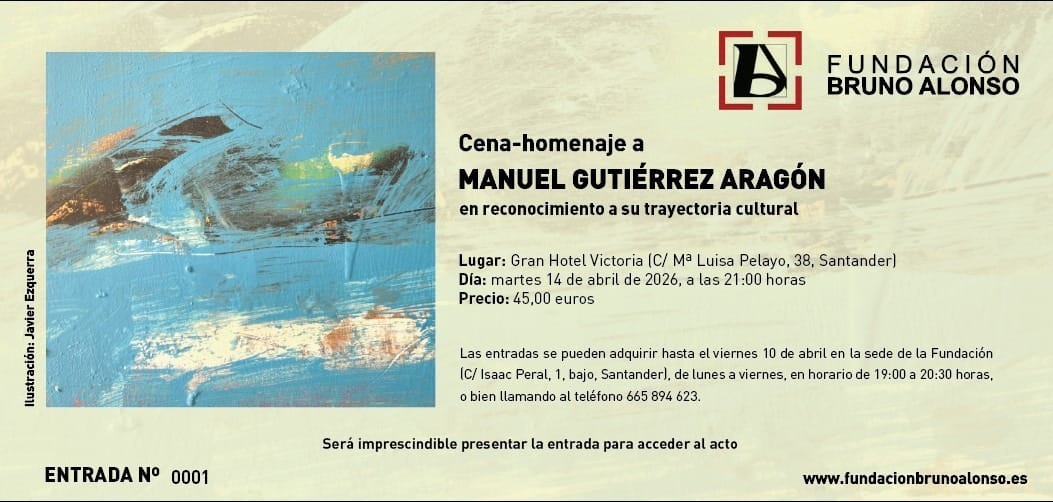 Cena Homenaje a Manuel Guti茅rrez Arag贸n