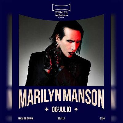 Concierto de Marilyn Manson en Icónica Santalucía Sevilla Fest 2026