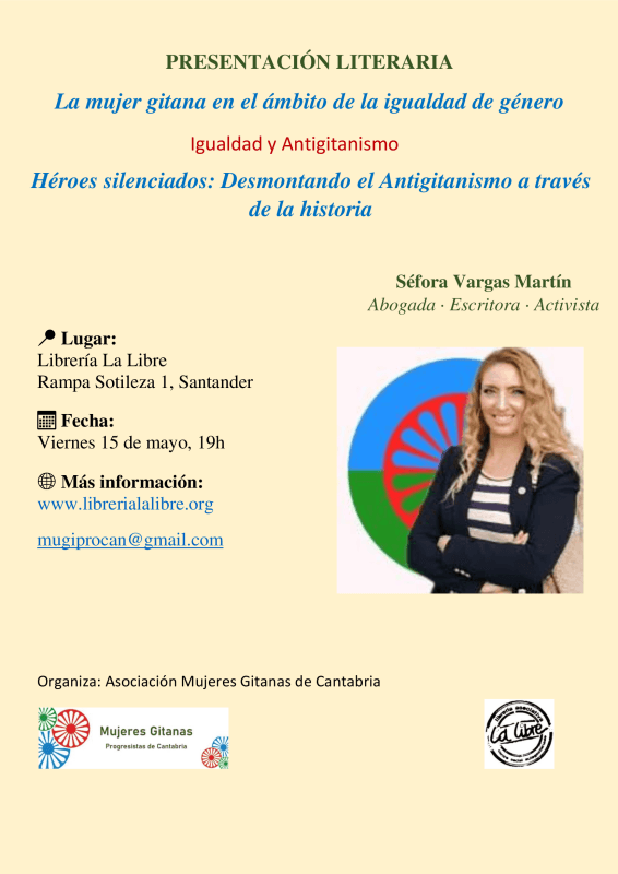 Presentación literaria: Igualdad y antigitanismo