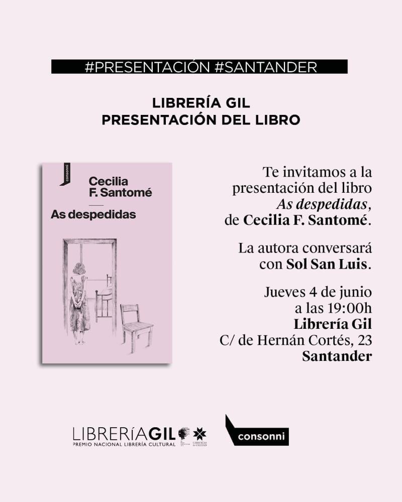 Presentación del libro 'As despedidas'