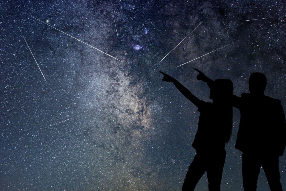 Observaci贸n de lluvia de estrellas
