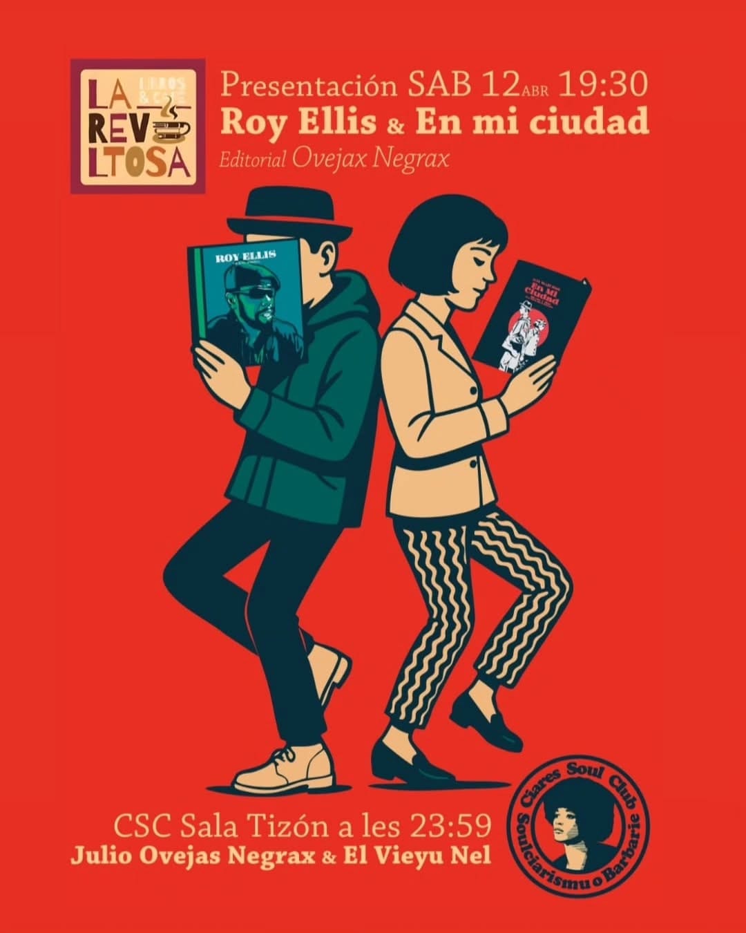 Presentaci贸n Roy Ellis & Editorial Ovejax Negrax