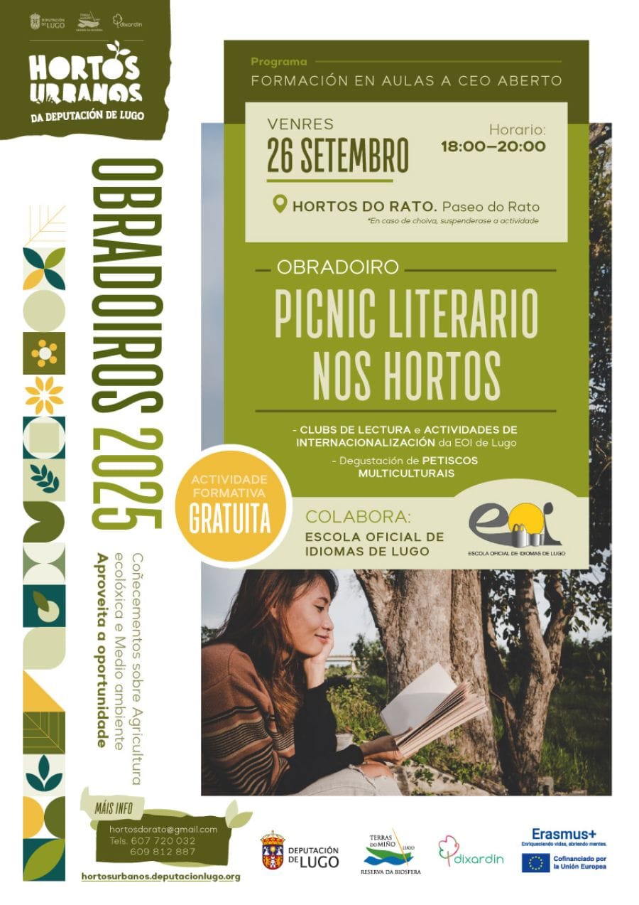 Picnic literario nos Hortos