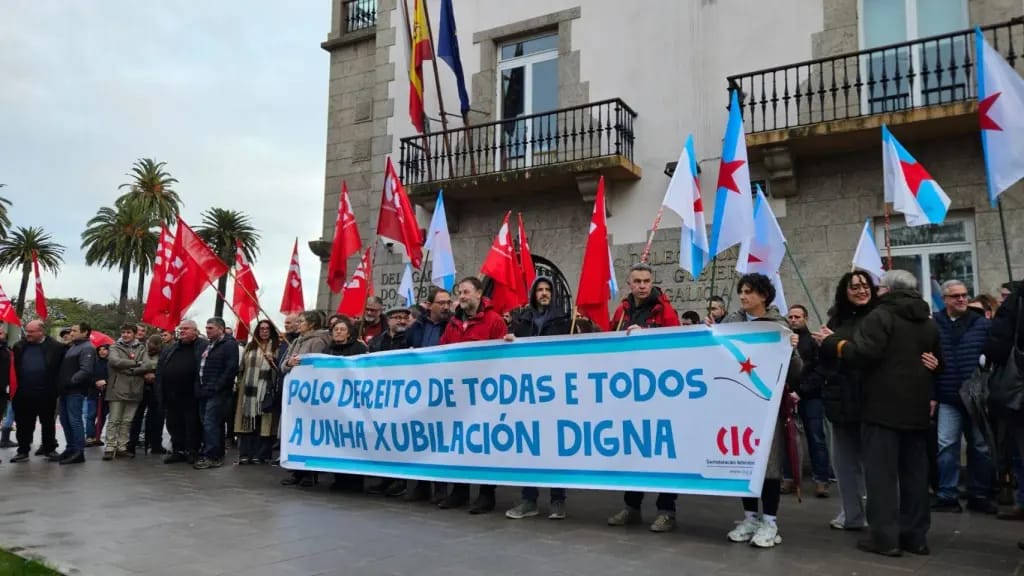 Concentraci贸n contra el recorte a la jubilaci贸n parcial