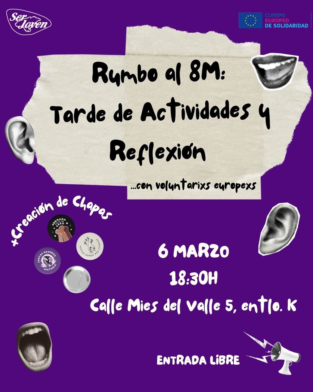 Rumbo al 8M: tarde de actividades y reflexi贸n