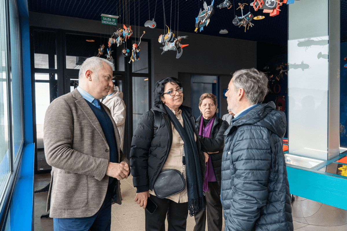Visita de delegaci贸n de Cuba al Aquarium Finisterrae