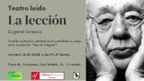 Representaci贸n teatral de 'A lecci贸n' de Eugene Ionesco
