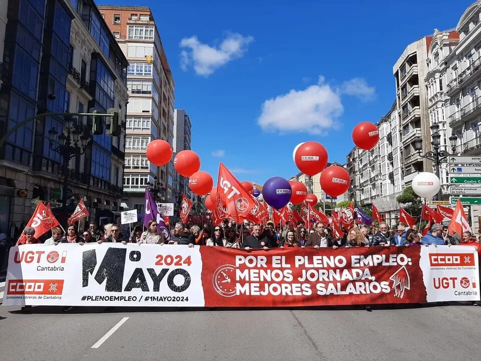 Manifestaci贸n del 1 de mayo