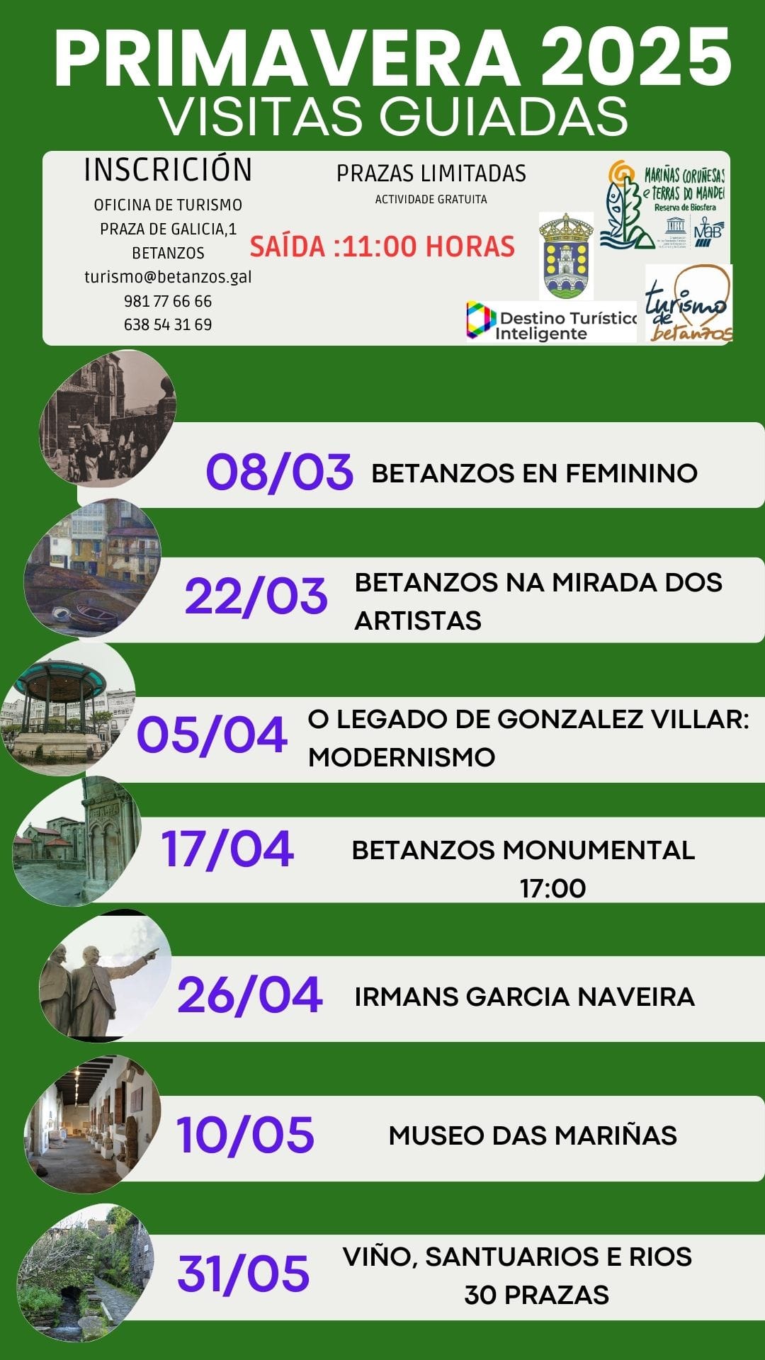 Visita guiada “O legado de Rafael González Villar: o modernismo en Betanzos”