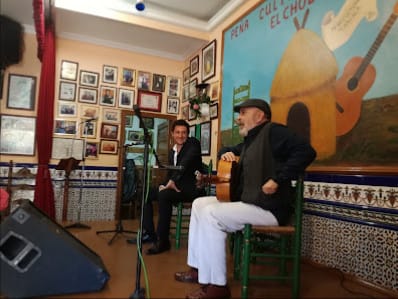 Actuación de Mari Ángeles Cruzado en la Peña Flamenca El Chozas