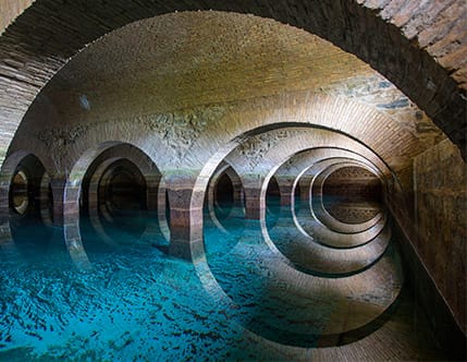 Visita a los depósitos de Mendillorri y pérdidas de agua